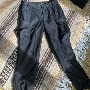 Black joggers